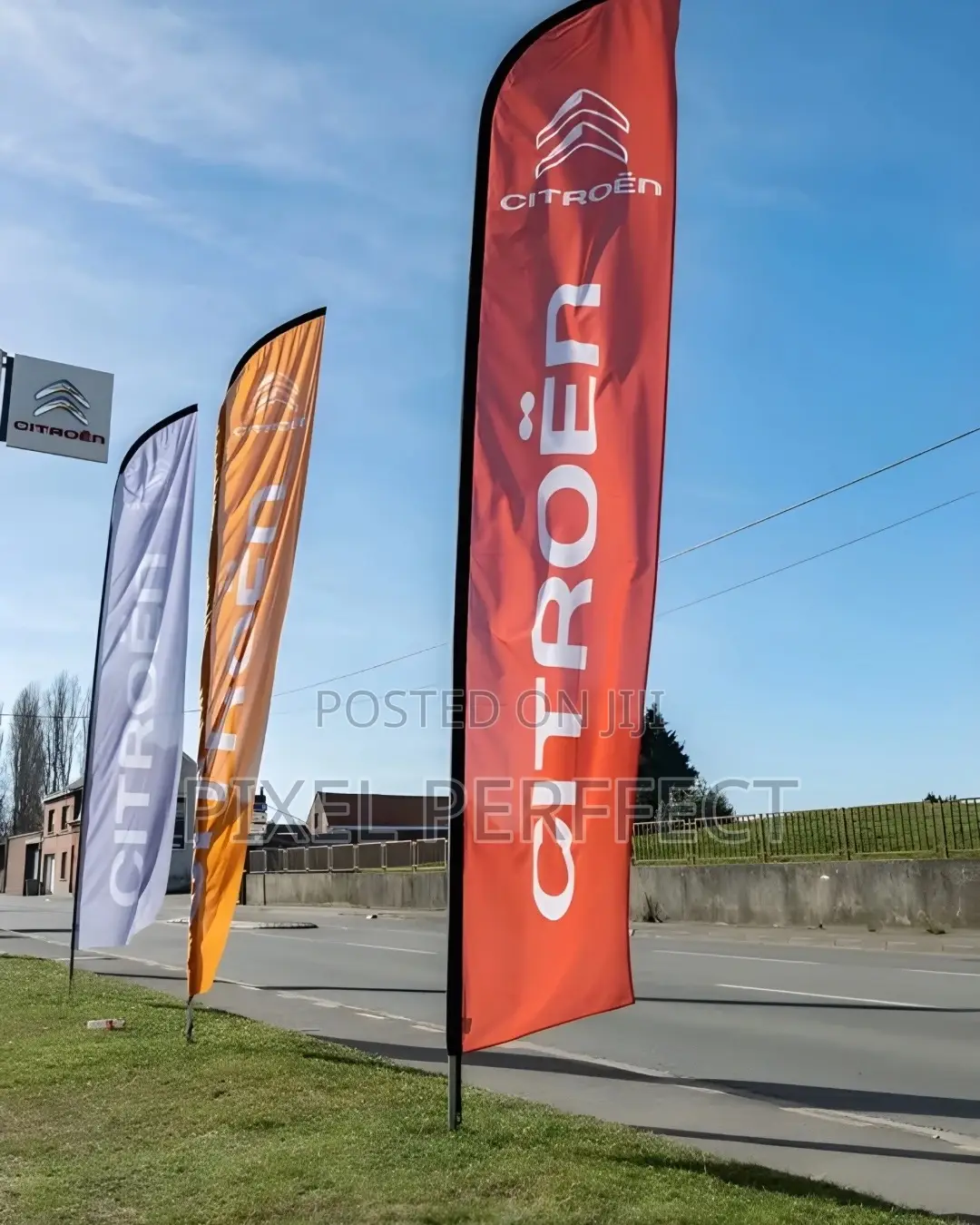 Feather Flag With Brand Printing