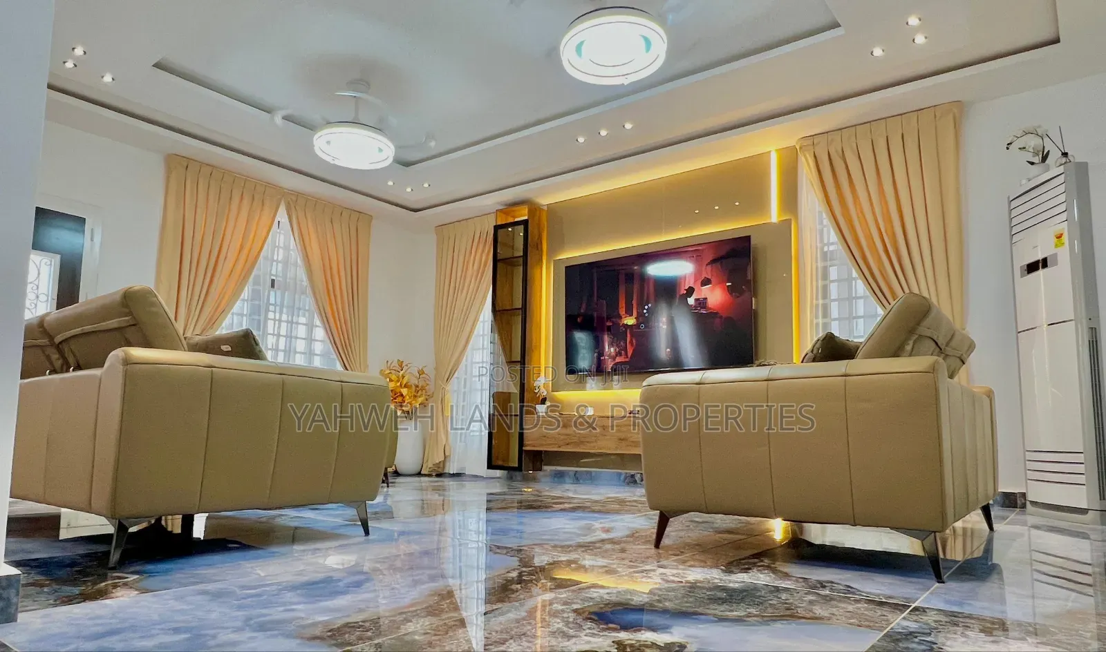 Furnished 4bdrm Townhouse / Terrace in Lashibi for rent