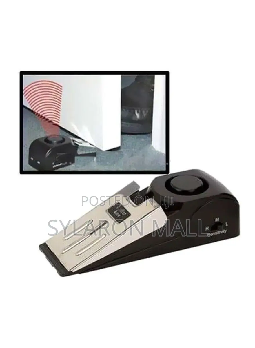 Door Stop Security Alarm – 120db Anti-Intruder Protection