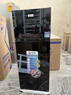 Energy Saving Pearl Pf-252tbg-5e —208ltrs Double Door Fridge(Glass)