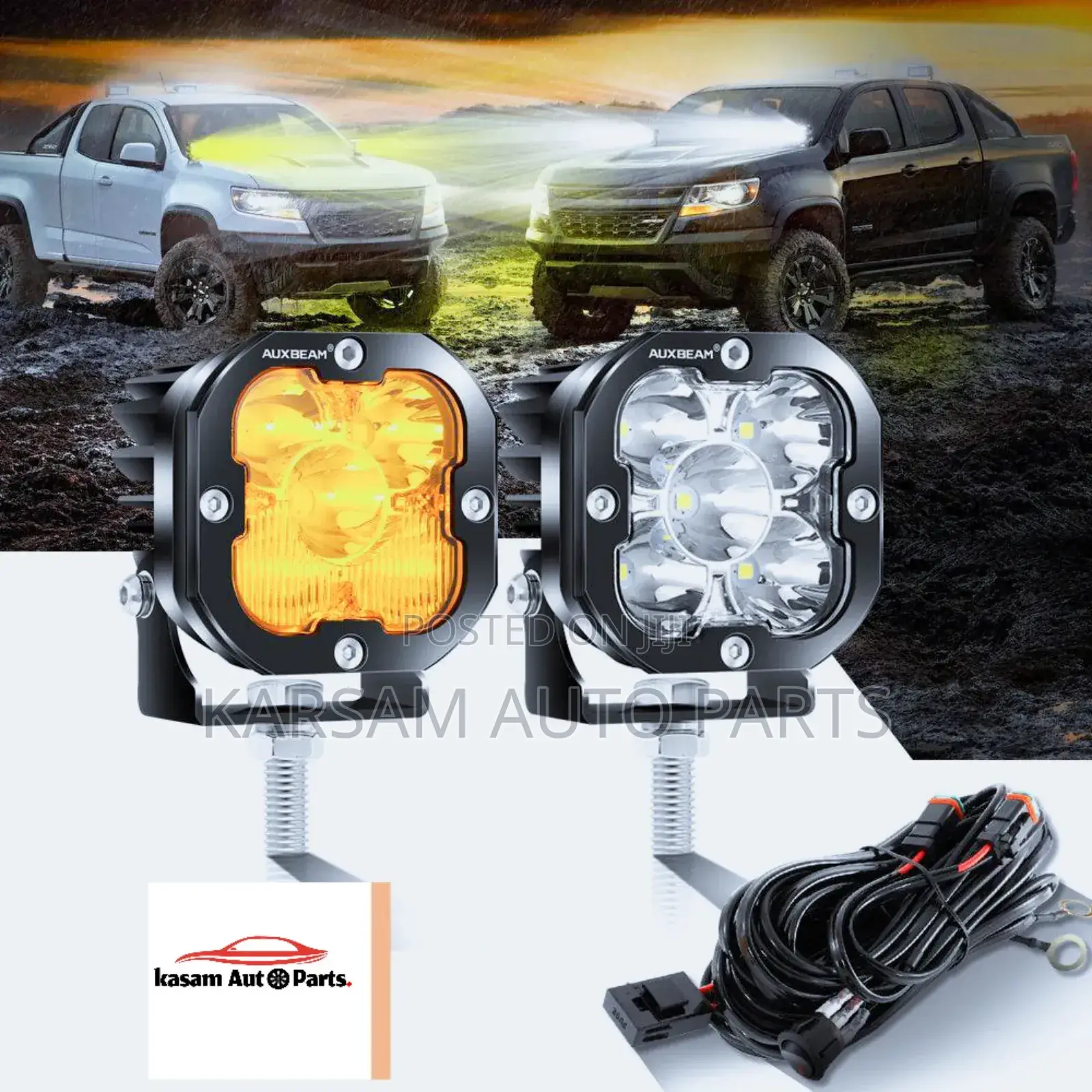 Led Foglight Cree Led Bar Light (Yellow Colour Only)