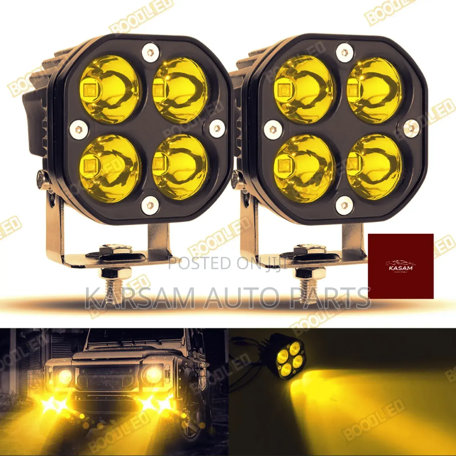 Led Foglight Cree Led Bar Light (Yellow Colour Only)