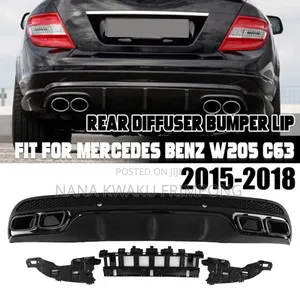 Mercedes-Benz W205 C63 15 to 18 Rear Bumper Diffuser Available