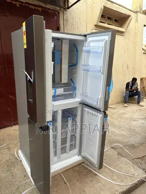 Energy Efficient Pearl 4 Door Pf-613mdixwd-1a Side by Side Fridge,421l