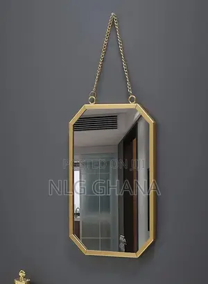 Vanity Mirror Wall-Mounted Iron Small Gold Mirrors . Ghx5491