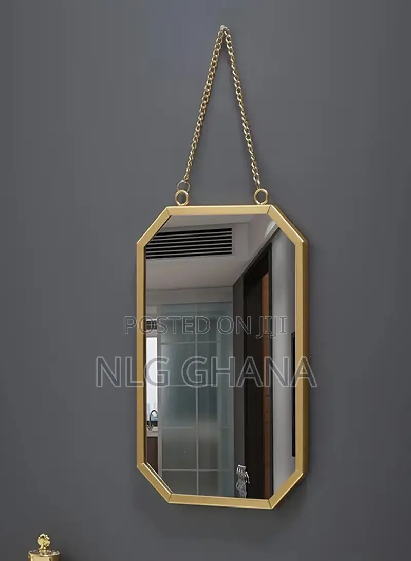 Vanity Mirror Wall-Mounted Iron Small Gold Mirrors . Ghx5491