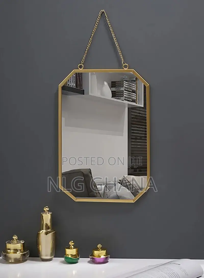 Vanity Mirror Wall-Mounted Iron Small Gold Mirrors . Ghx5491