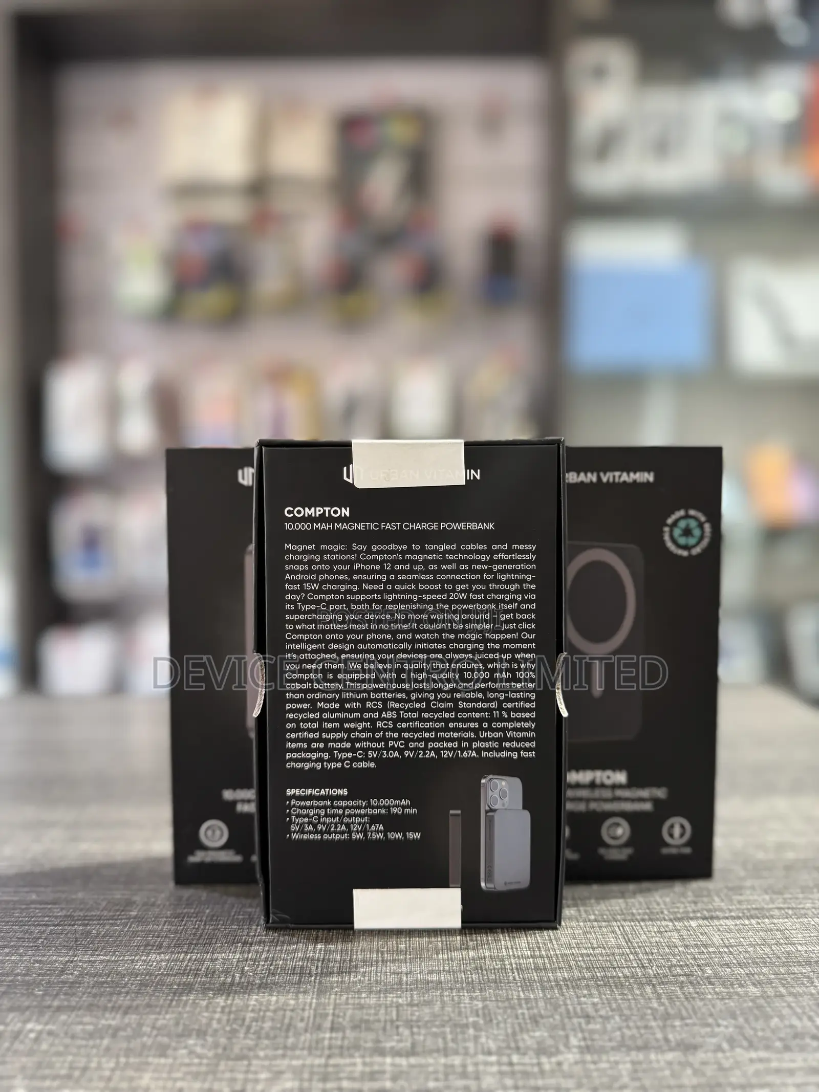 Urban Vitamin Compton 10000mah Wireless Magnetic Powerbank