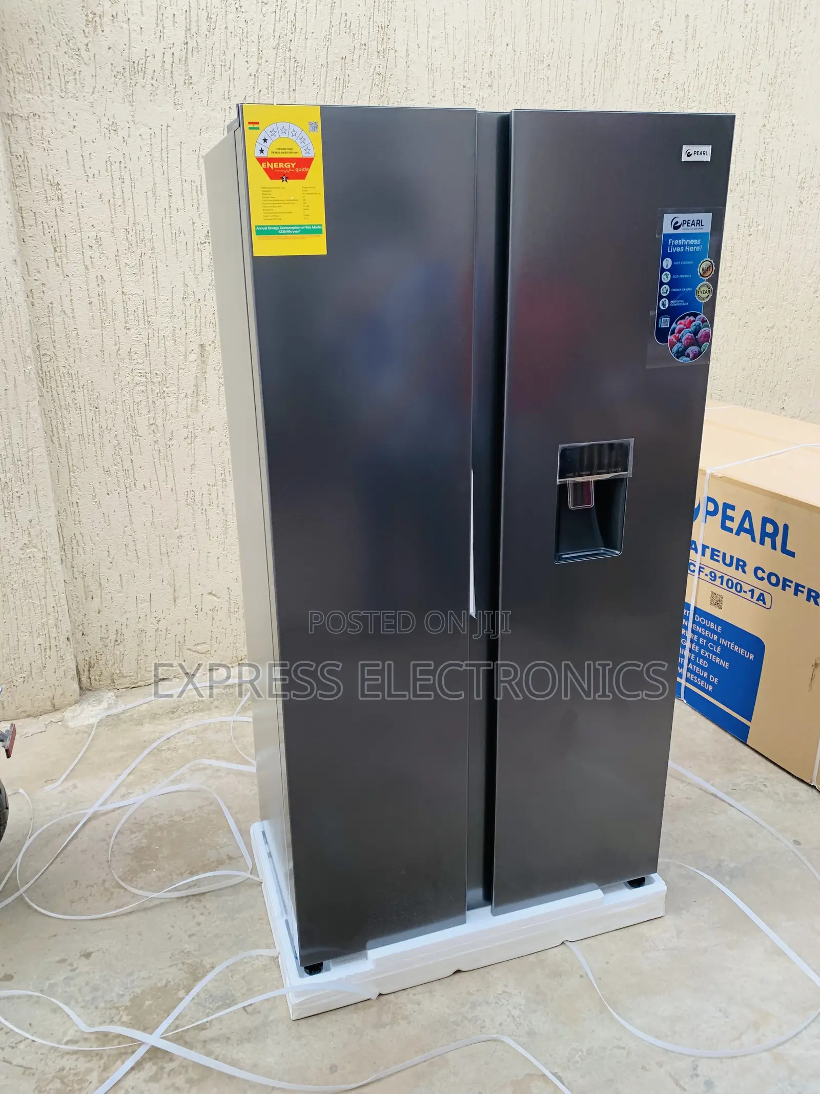 Amazing Deal on Grey Pearl Side by Side Pf-703sbsixwd-1a (436 Ltrs)