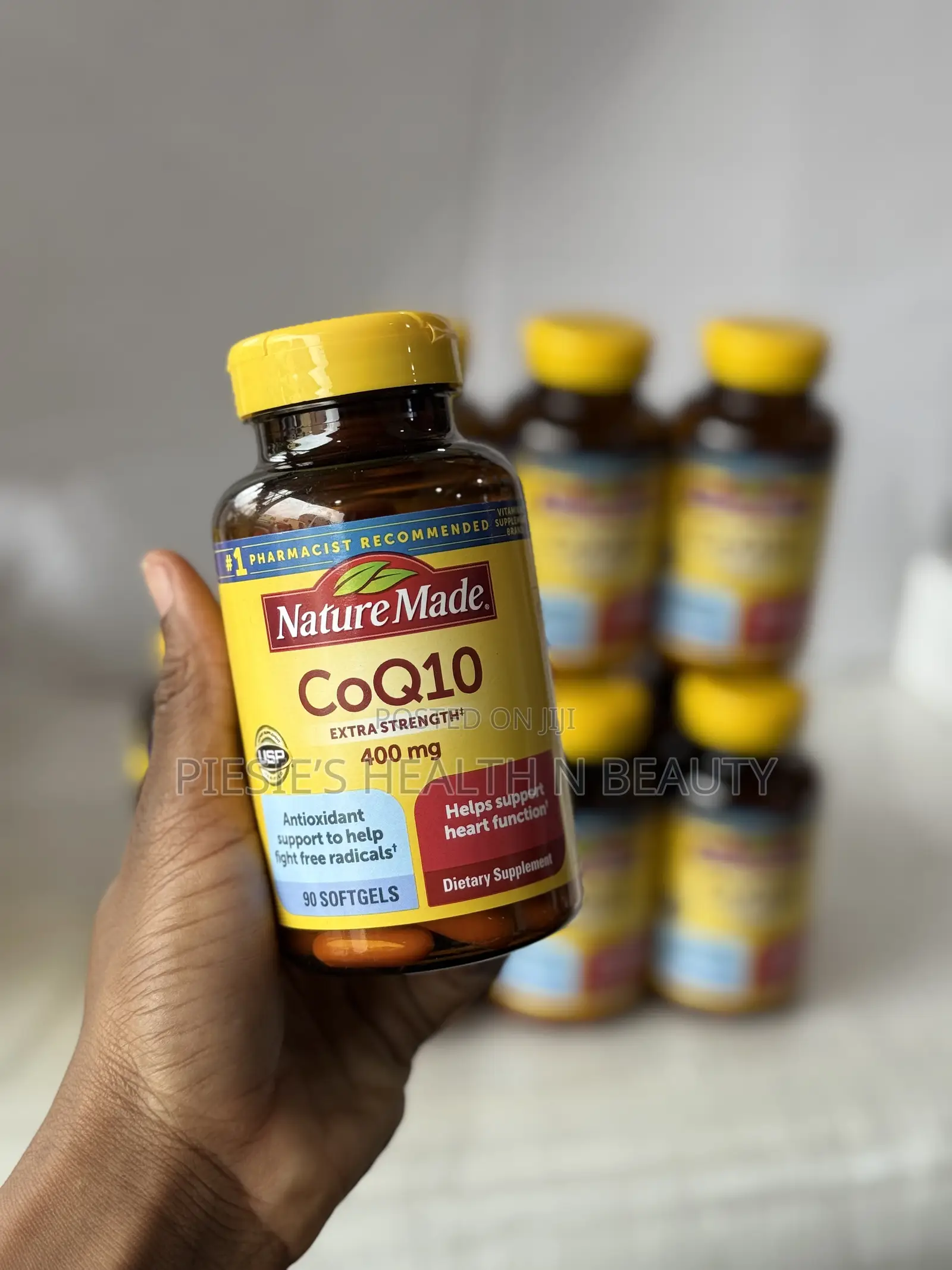 Nature Made Coq10 400mg Extra Strength 90 Softgels. Expiry: Sept. 2026