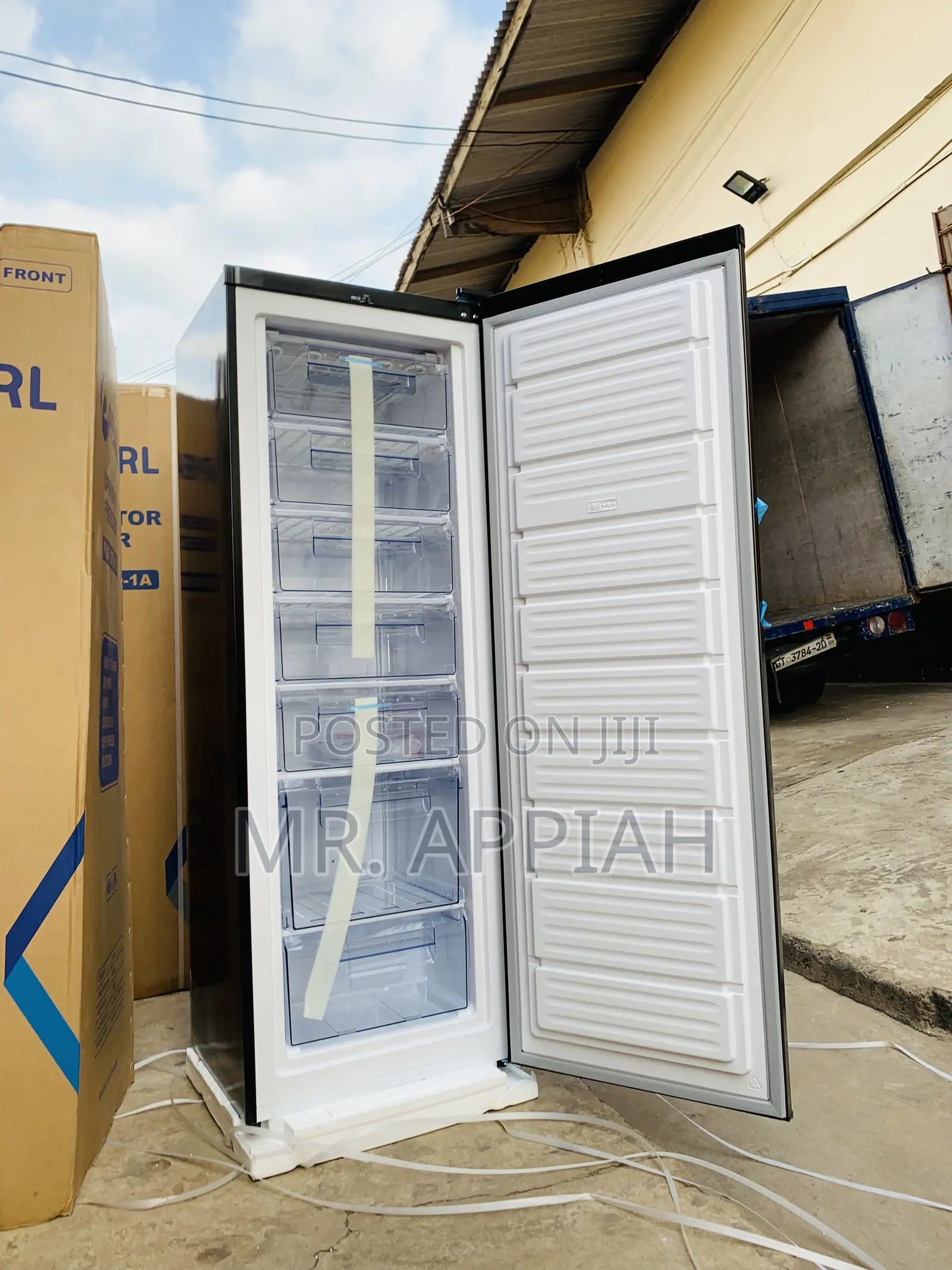 Unique in Box Pearl Puf-370-1a 242liters Single Door Upright Freezer.