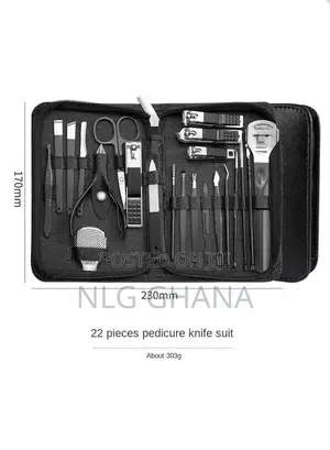 22 PCS Stainless Steel Manicure Set Professional Nail Clipper. Ghx7030