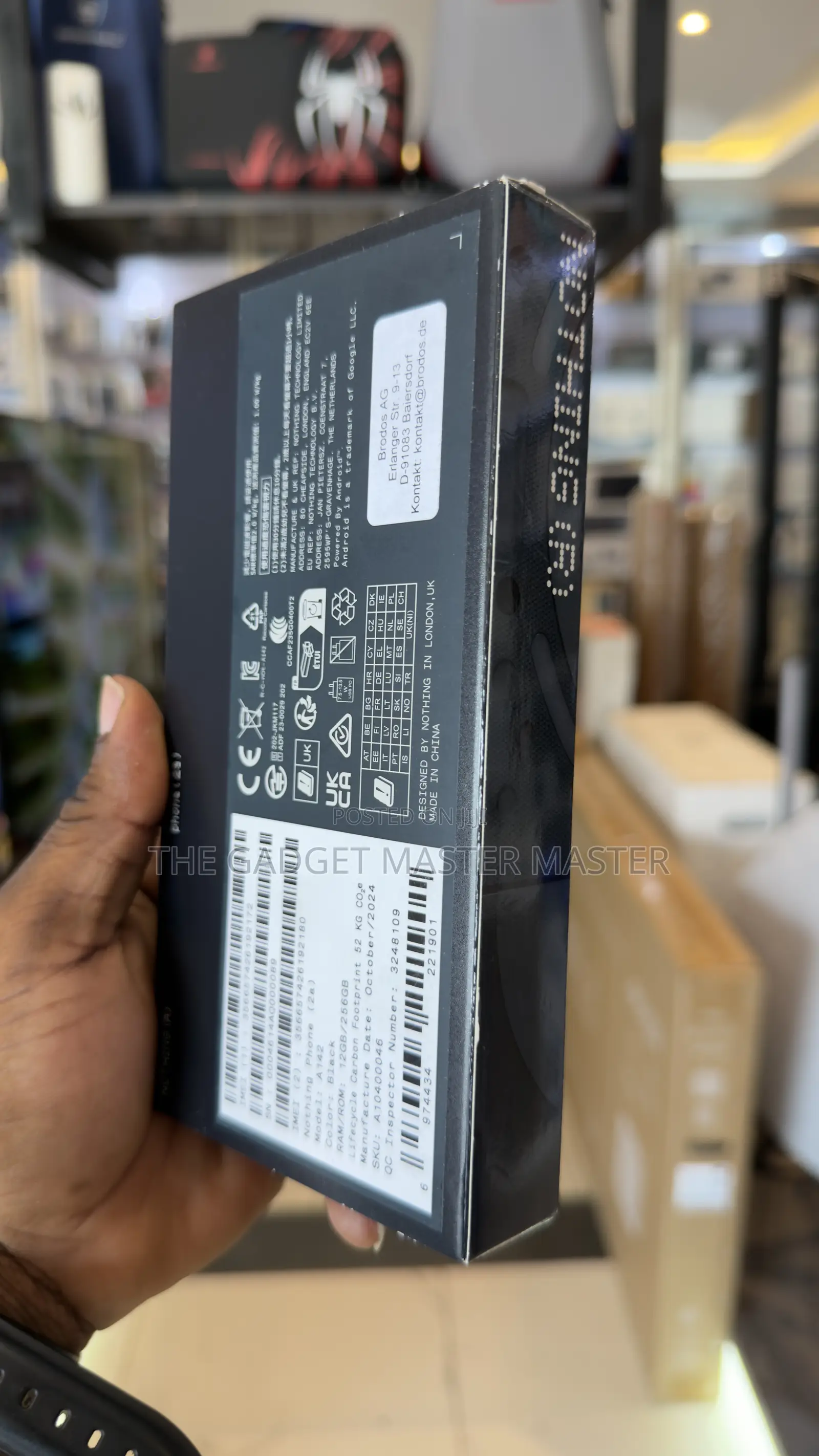 New Nothing Phone 2a 256 GB Black