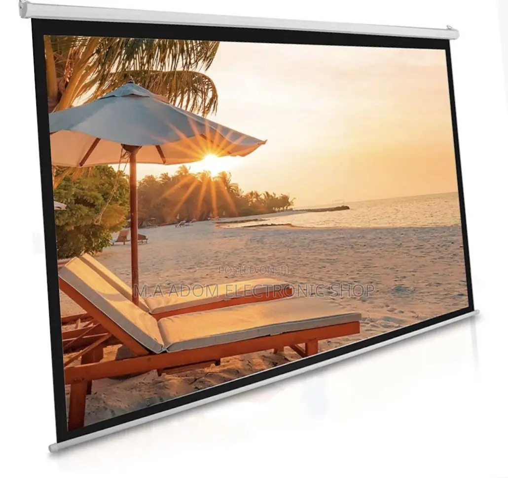 Eldo Electronic Projector Screen 240cm X 240 Cm