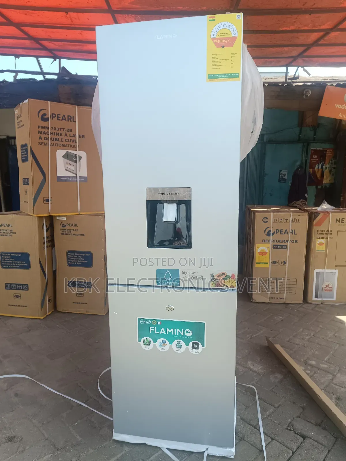 Flamino 251liter Double Door Refrigerator