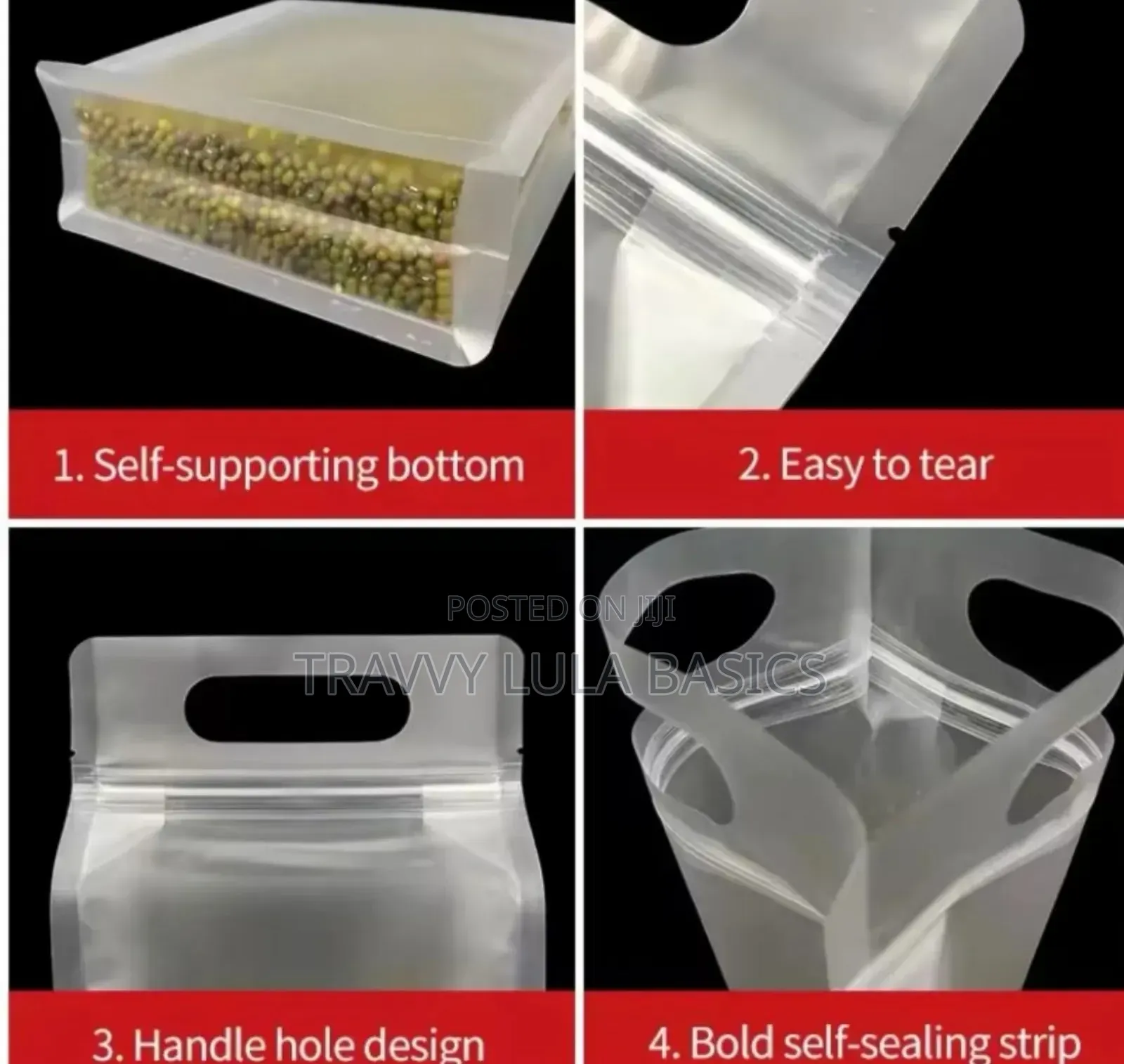 New Food Pouch Ziplock Bag