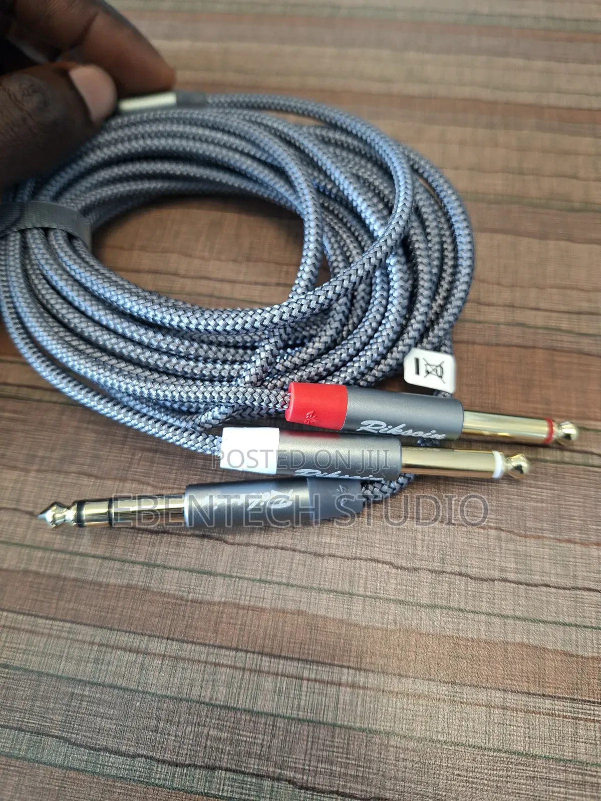 6.5mm Stereo Jack to Dual Mono Jack Cable