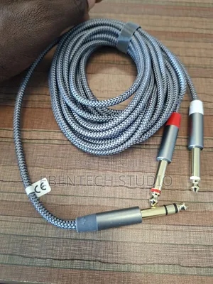 6.5mm Stereo Jack to Dual Mono Jack Cable
