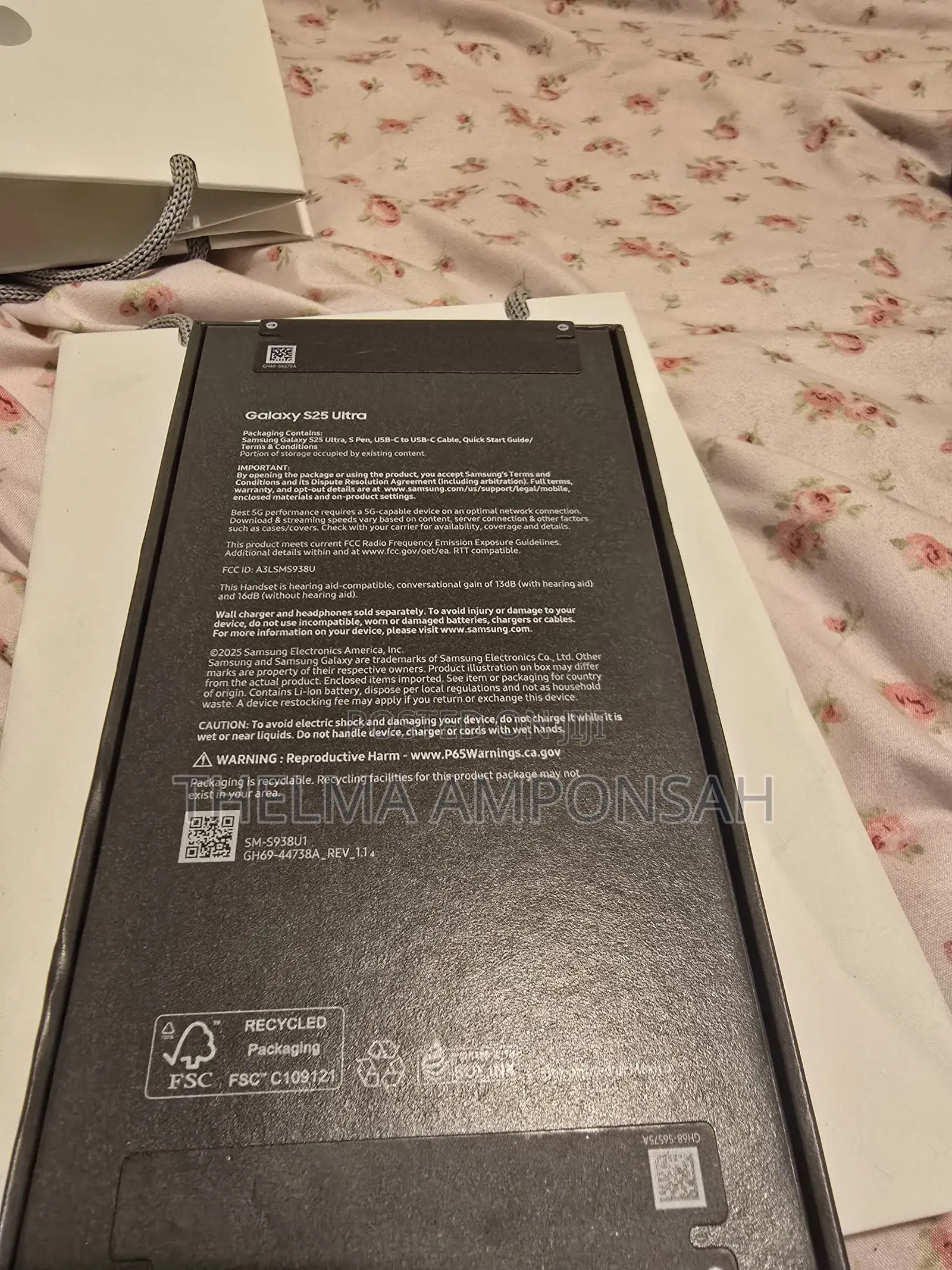 New Samsung Galaxy S25 Ultra 512 GB Black