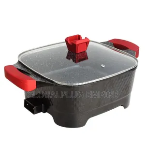 Quality Multipurpose Electric Cooking Pot 8l,1500w Black