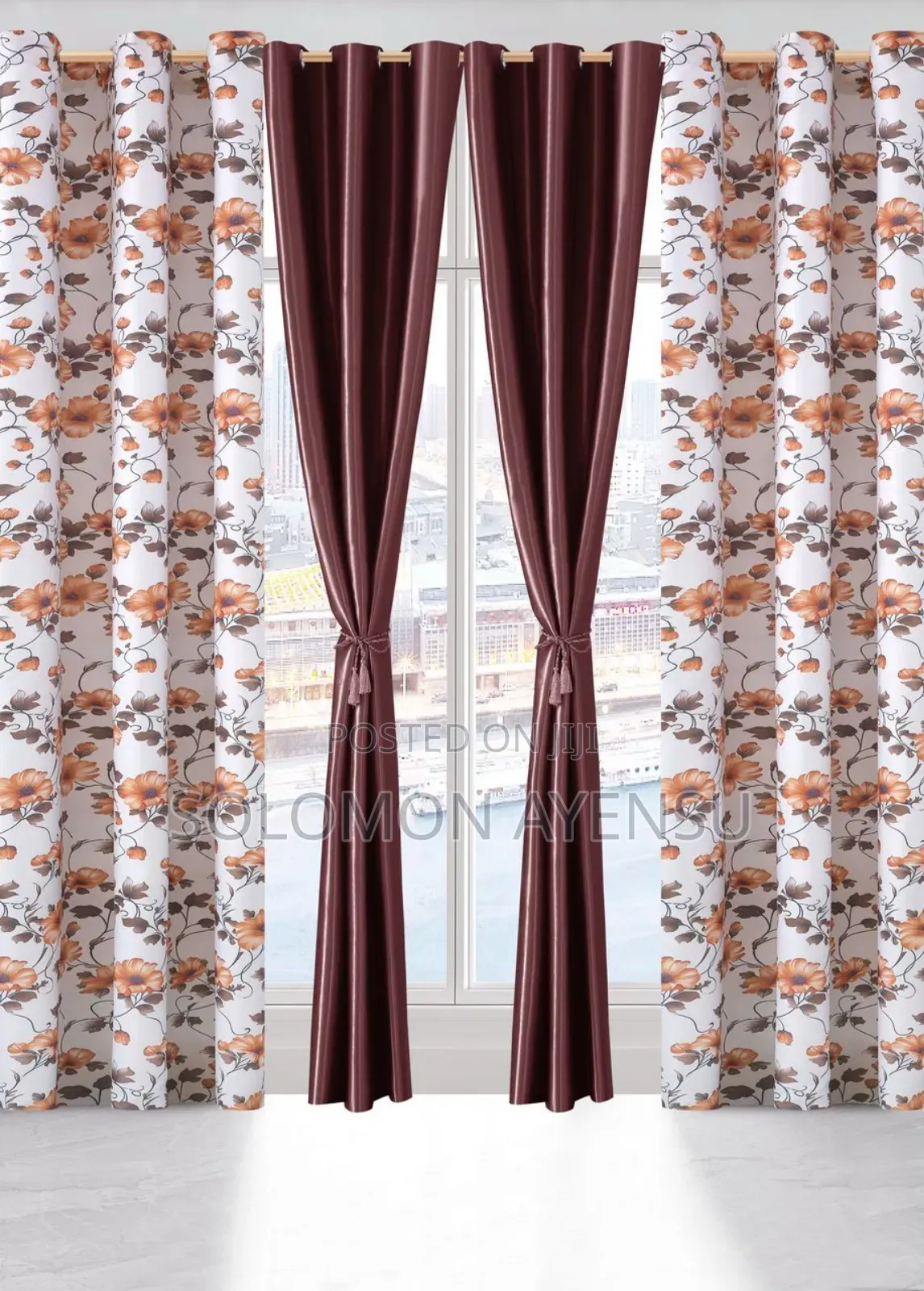 Quality 4 in 1 Curtains Available in Different Colours