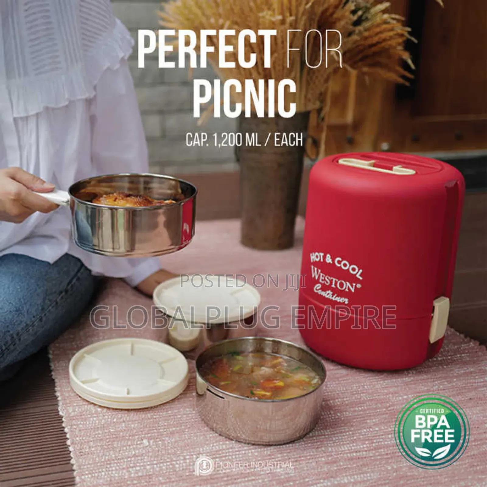 Hot Cool Lunch Box Keeps Food Fresh, Hot or Cold Anywhere!