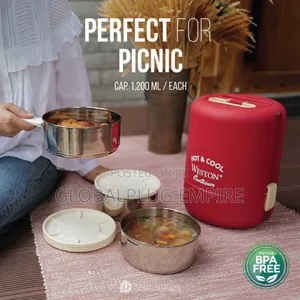 Hot Cool Lunch Box Keeps Food Fresh, Hot or Cold Anywhere!