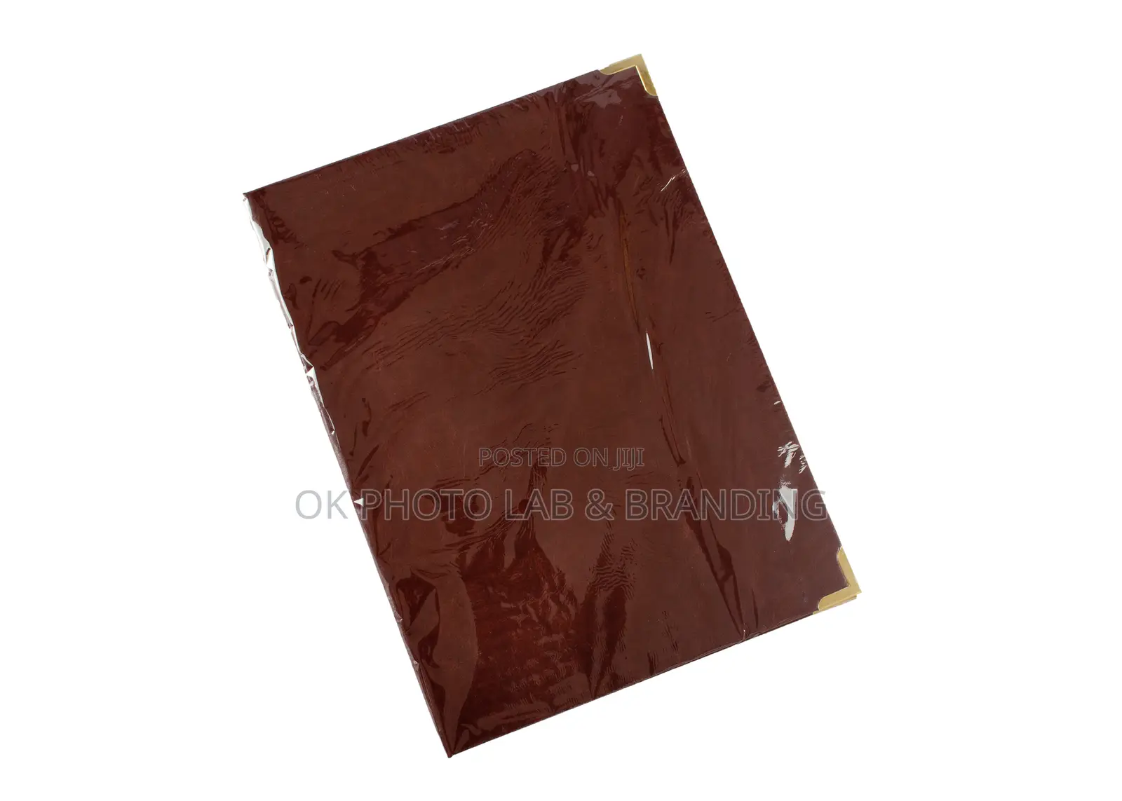 A4 Certificate Document Holder With Gold Edges