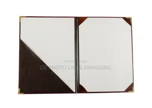 A4 Certificate Document Holder With Gold Edges