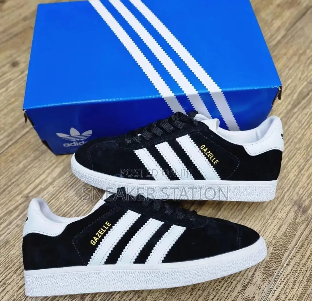 Adidas Gazelle Black/White