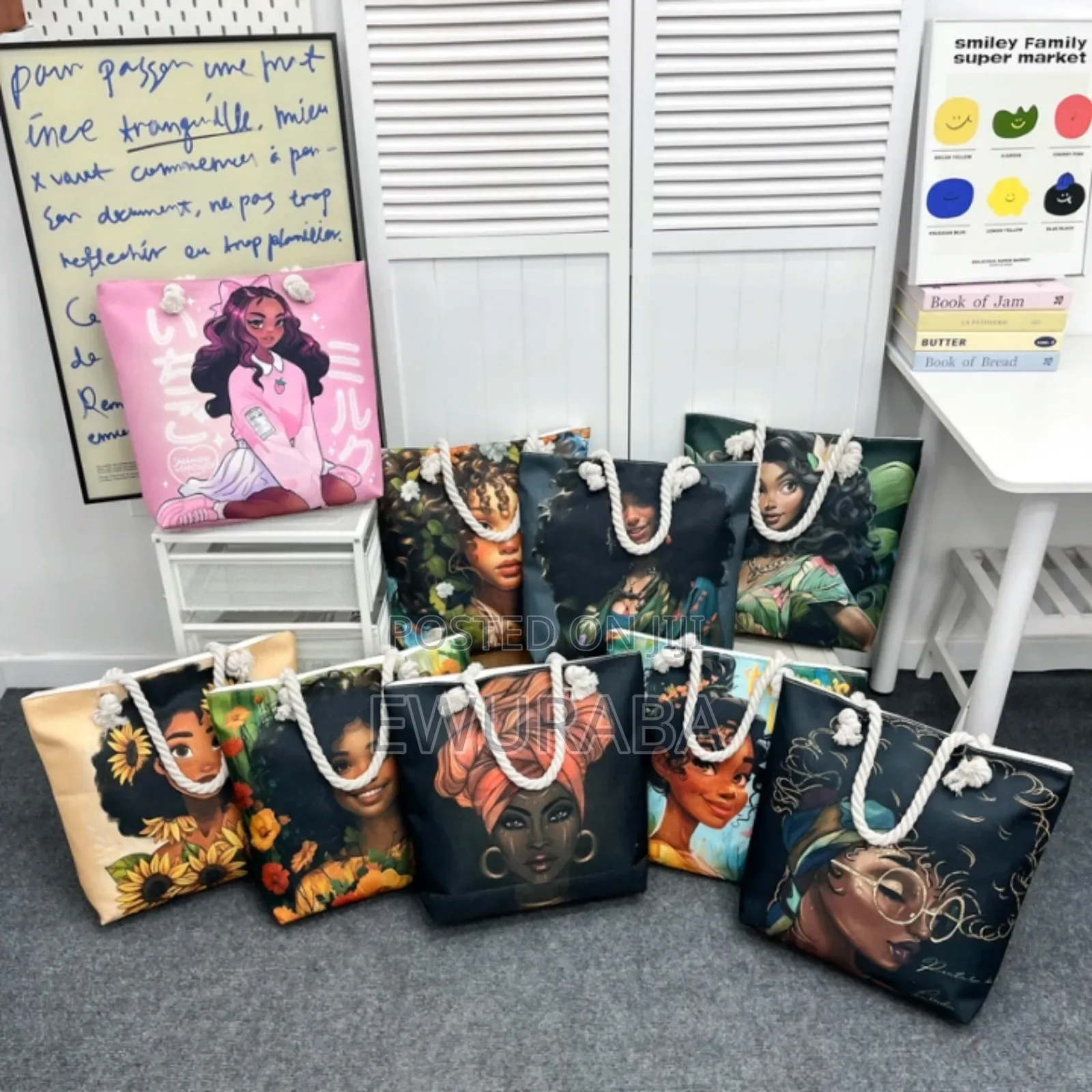 High End Large Canvas Tote Bags