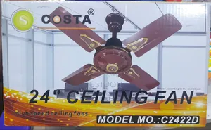 Brown Costa Short Blade Ceiling Fans