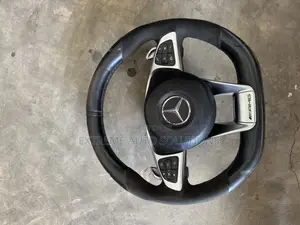 Full Leather Steering Wheel For Mercedes-benz Amg W205 C300