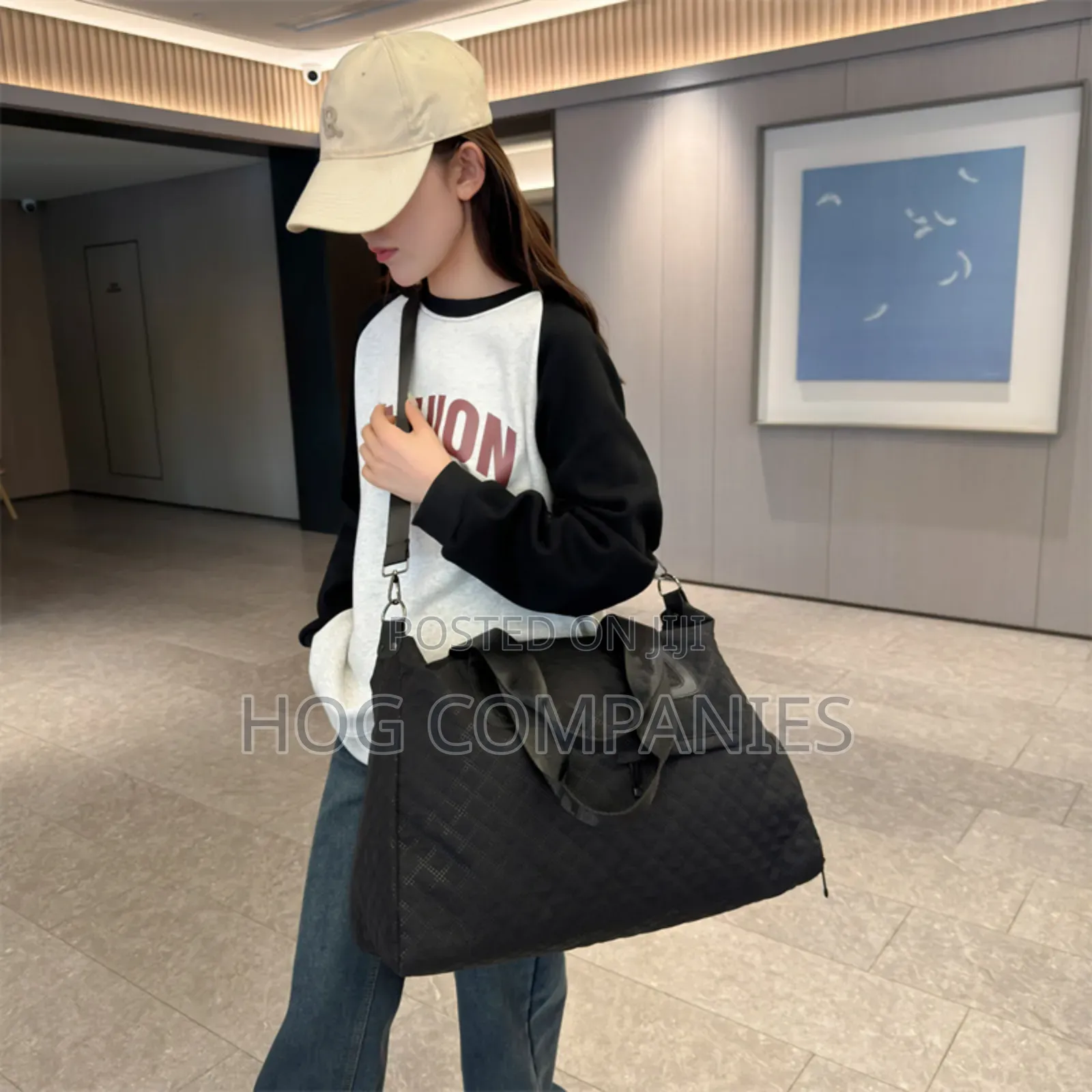 Ladies Quilted Travel Tote Bag - Fast Delivery in 2 Hours
