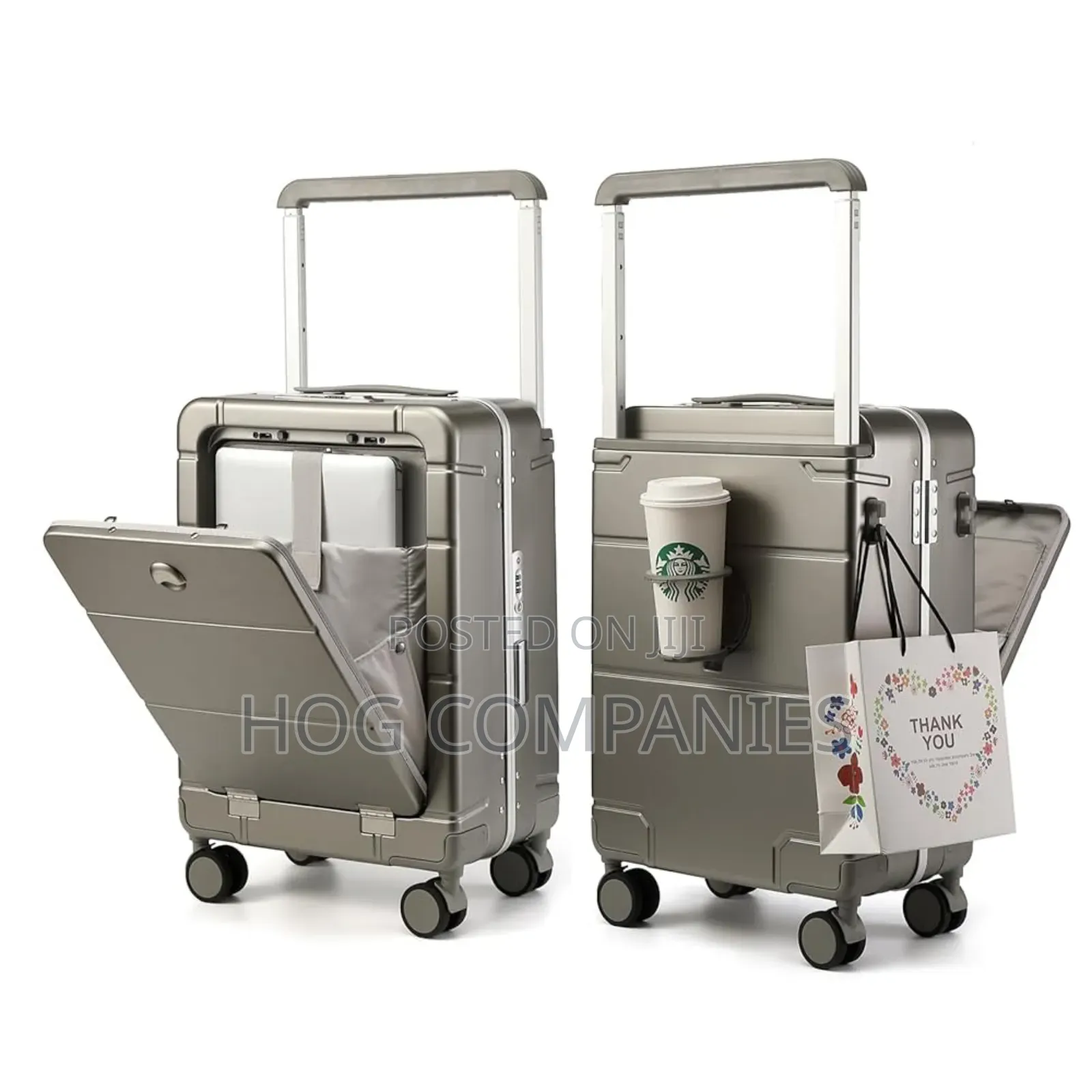 Anti-Theft Airline Approved Carry on Luggage Travel Usb Suitcase