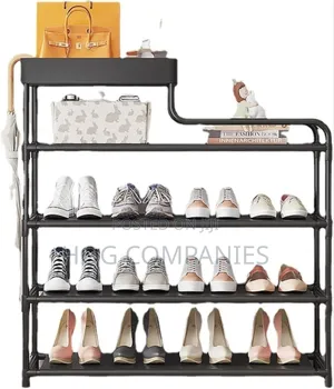 Modern 4 Tier Shoe Rack Bags Books Organizer- Fast Delivery in 2 Hours