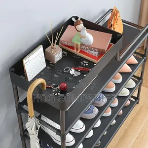 Modern 4 Tier Shoe Rack Bags Books Organizer- Fast Delivery in 2 Hours