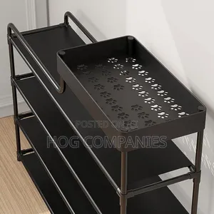 Modern 4 Tier Shoe Rack Bags Books Organizer- Fast Delivery in 2 Hours