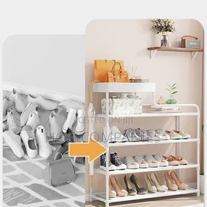 Modern 4 Tier Shoe Rack Bags Books Organizer- Fast Delivery in 2 Hours