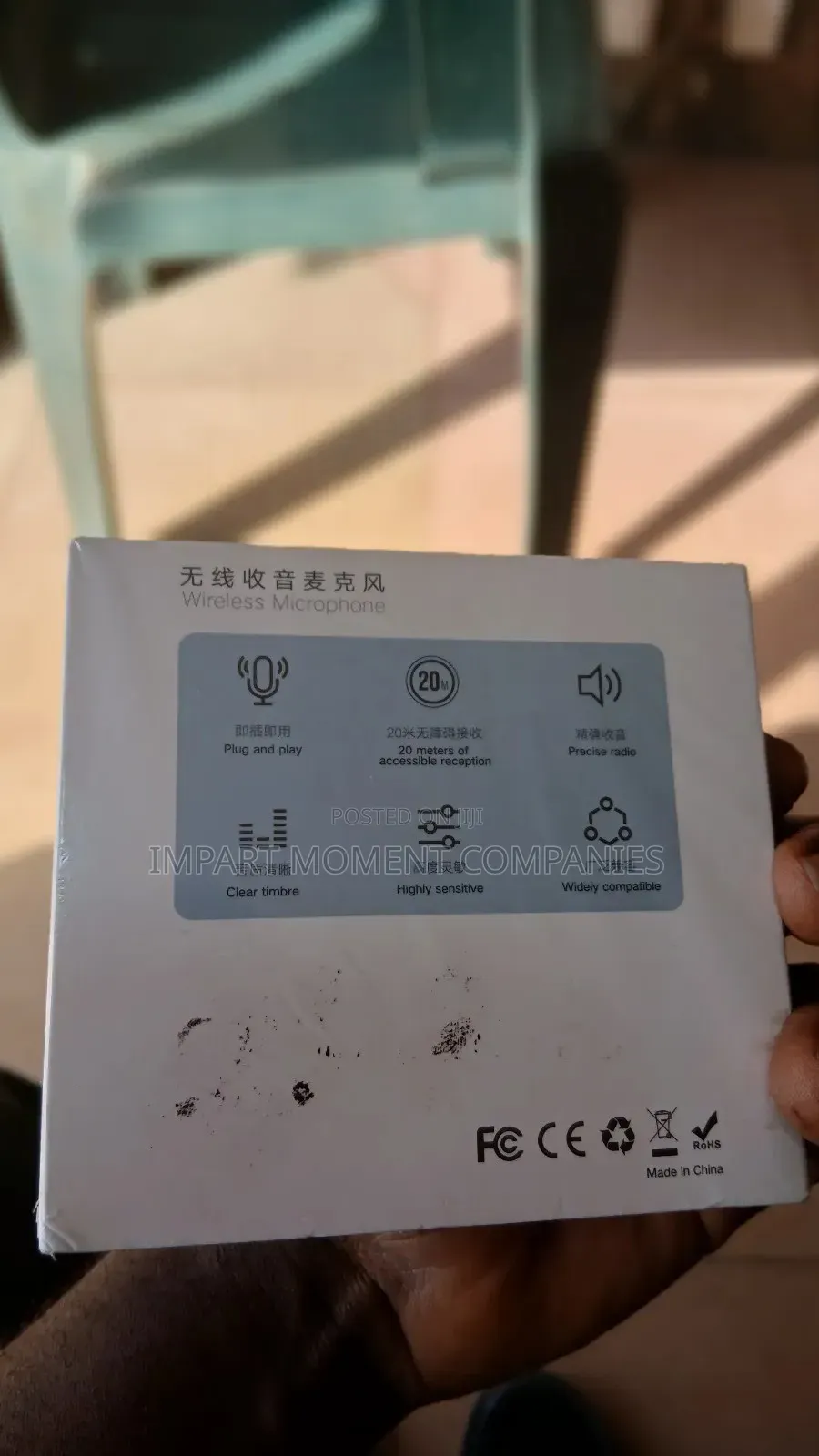 Double Wireless Microphone For Interview Livestream Etc