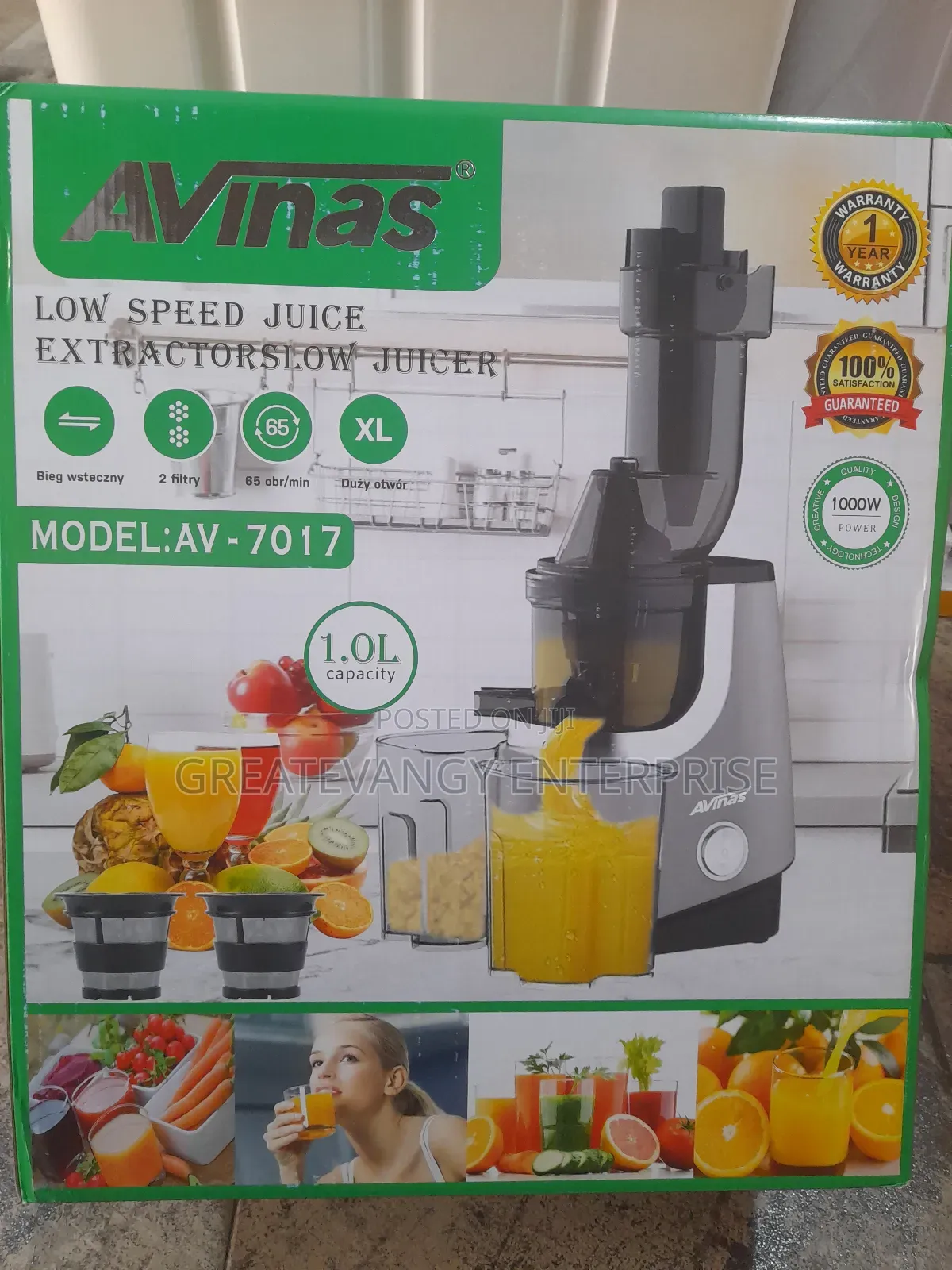 Brandnew Alvinas Slow Juicer