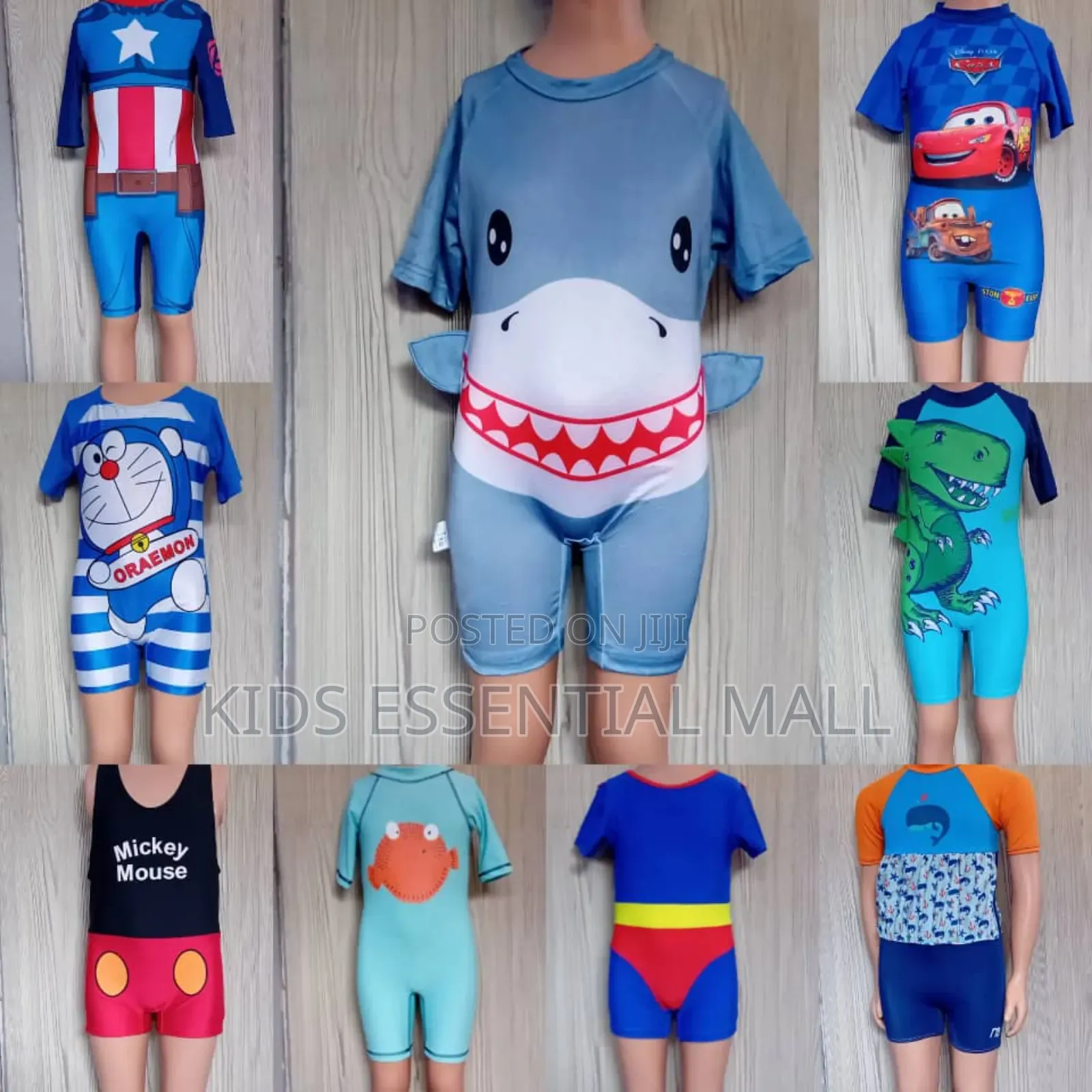 Boys Cartoon Character Swimmer