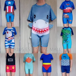 Boys Cartoon Character Swimmer