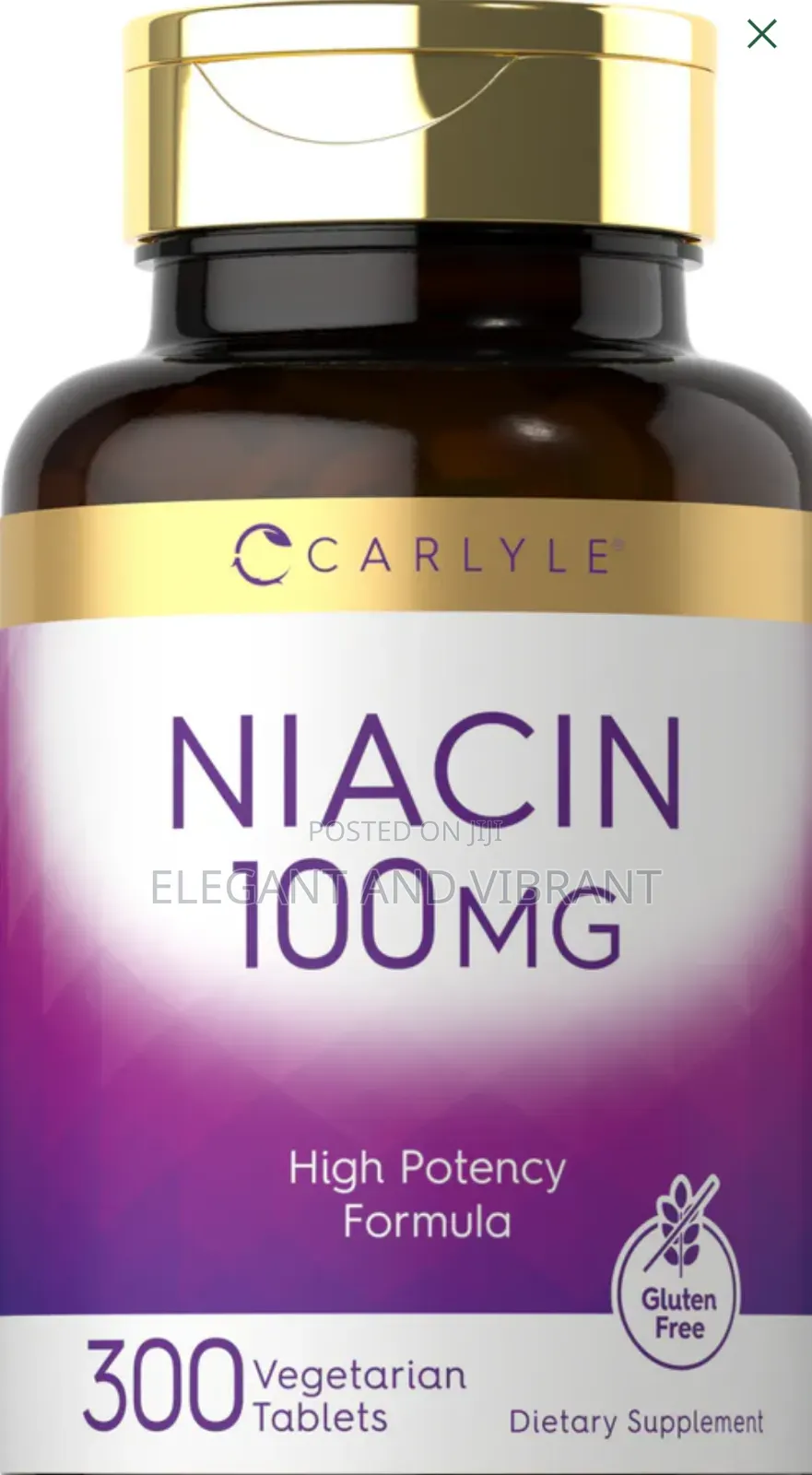 Niacin 100mg | 300 Tablets