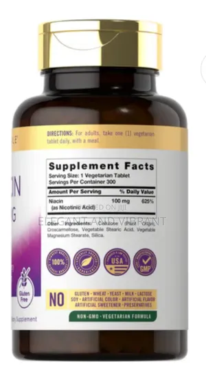 Niacin 100mg | 300 Tablets