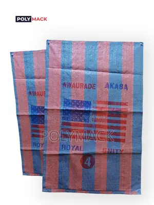 No4 Blue Pp Woven Sack for Rice, Beans Grain