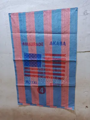 No4 Blue Pp Woven Sack for Rice, Beans Grain