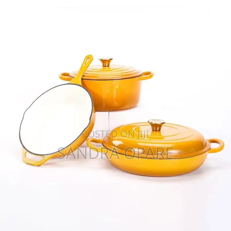 Enamel Cast Iron Cookware Set