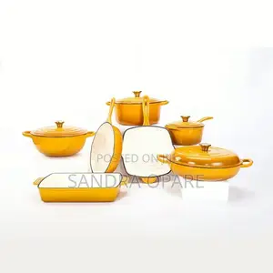 Enamel Cast Iron Cookware Set