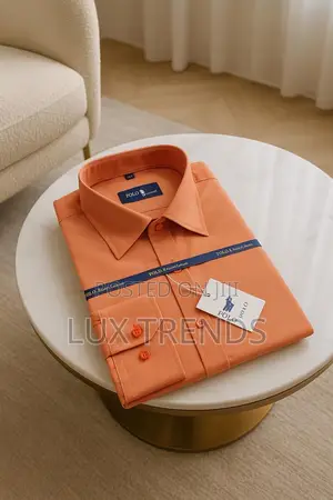 Heavy Plain Polo Long Sleeves Shirt Available